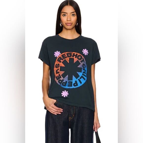 Pink Floyd & Red Hot Chili distressed upcycle trucker jean jacket ONE OF A KIND - Picture 10 of 13